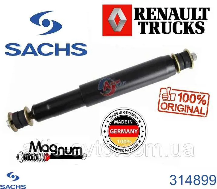 Amortecedor dianteiro Sachs 314899 preço, a partir de 104,04 USD