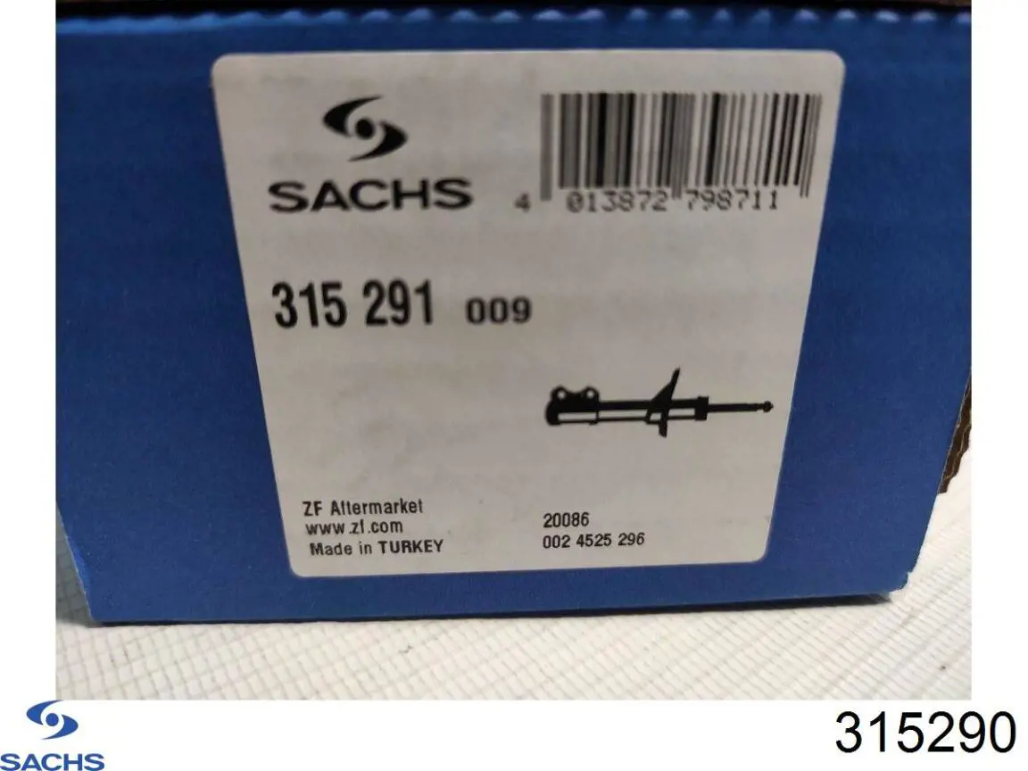Amortecedor dianteiro Sachs 315290 preço, a partir de 78,44 USD