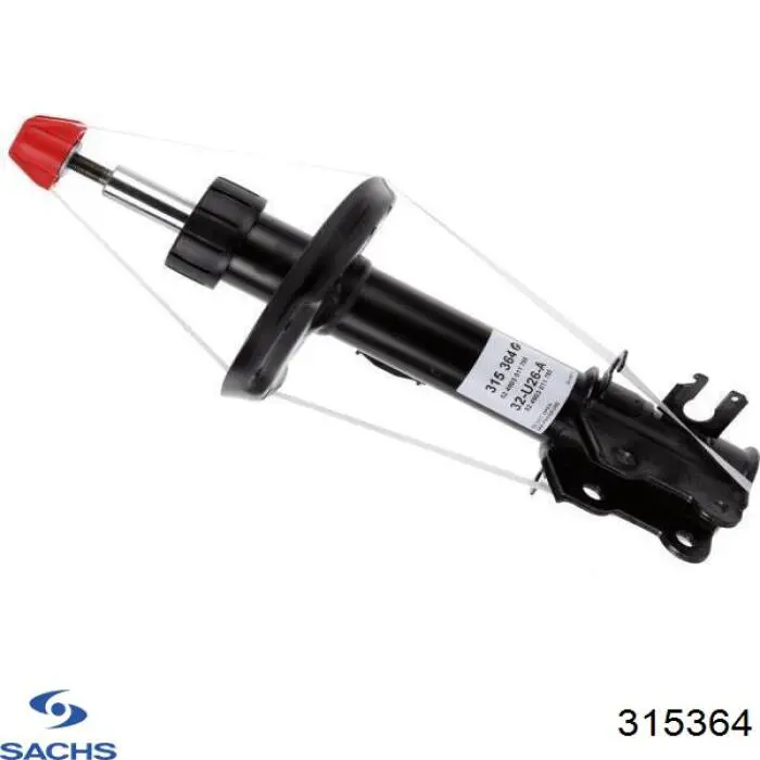 Amortecedor dianteiro direito Sachs 315364 preço, a partir de 83,01 USD