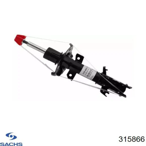 Amortecedor dianteiro esquerdo Sachs 315866 preço, a partir de 62,85 USD