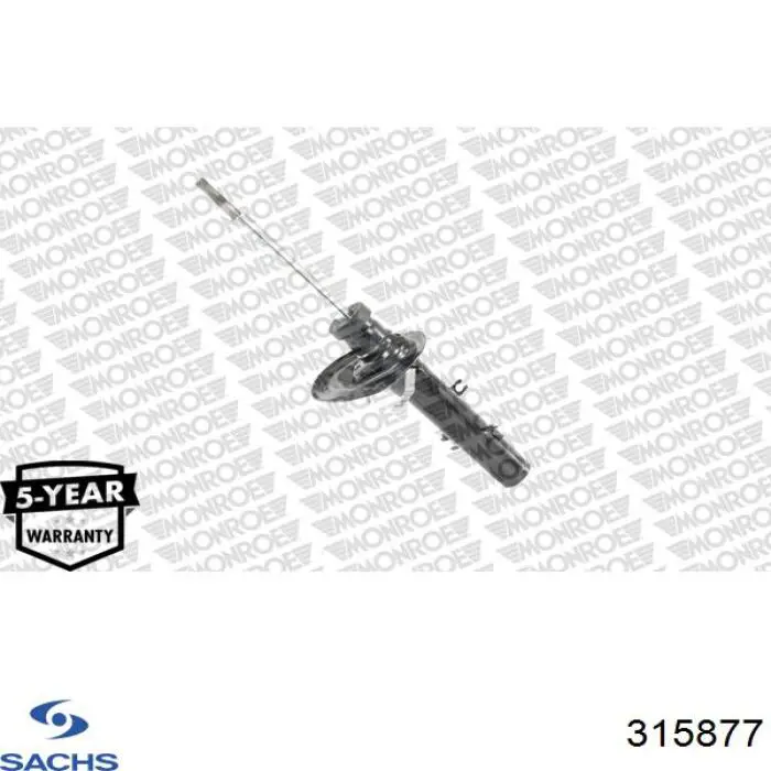 Amortecedor dianteiro direito Sachs 315877 preço, a partir de 69,46 USD