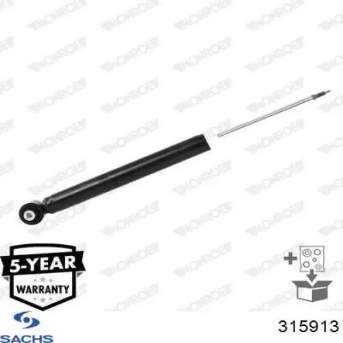 Amortecedor traseiro Sachs 315913 preço, a partir de 58,68 USD