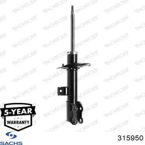 Amortecedor dianteiro esquerdo Sachs 315950 preço, a partir de 68,40 USD