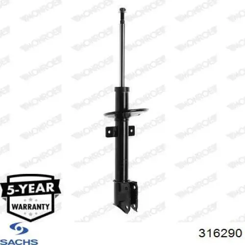Amortecedor traseiro Sachs 316290 preço, a partir de 63,44 USD