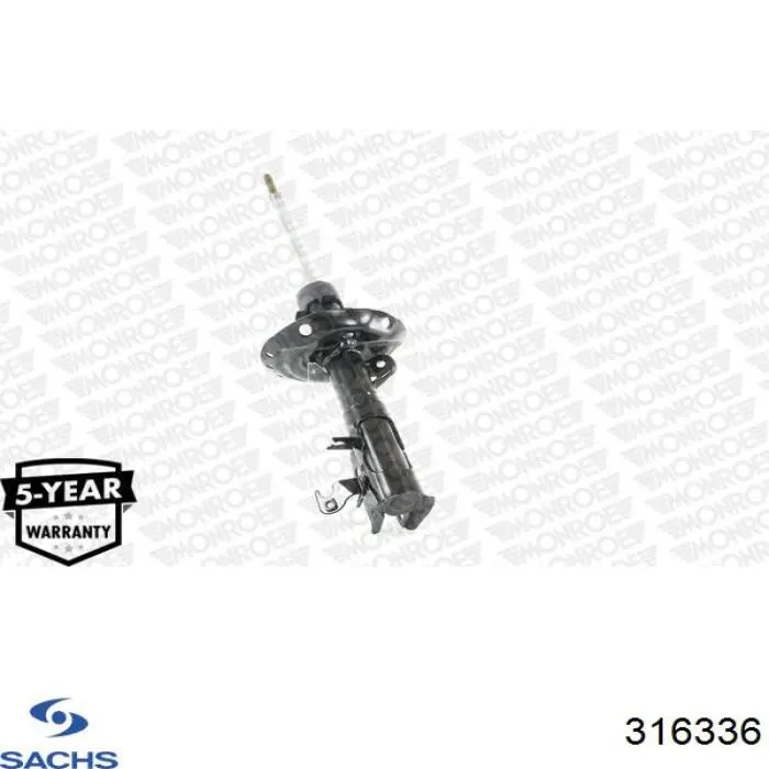 Amortecedor dianteiro esquerdo Sachs 316336 preço, a partir de 73,83 USD