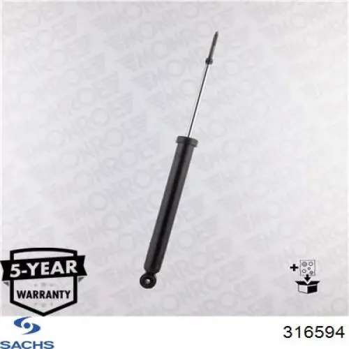 Amortecedor traseiro Sachs 316594 preço, a partir de 50,94 USD