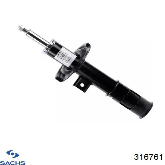 316761 Sachs Amortecedor dianteiro esquerdo