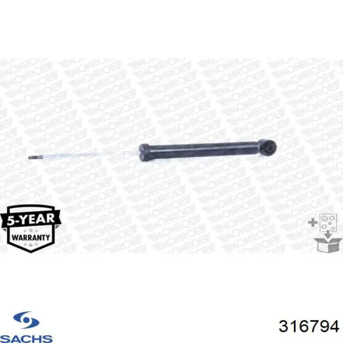 Amortecedor traseiro Sachs 316794 preço, a partir de 55,28 USD