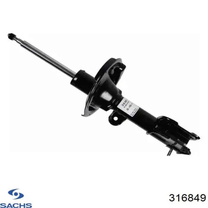 316849 Sachs Amortecedor dianteiro esquerdo