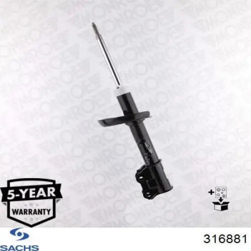 Compre 316881 Sachs Amortecedor traseiro