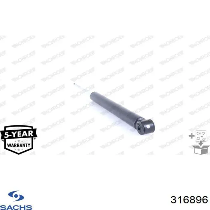 316896 Sachs Amortecedor traseiro