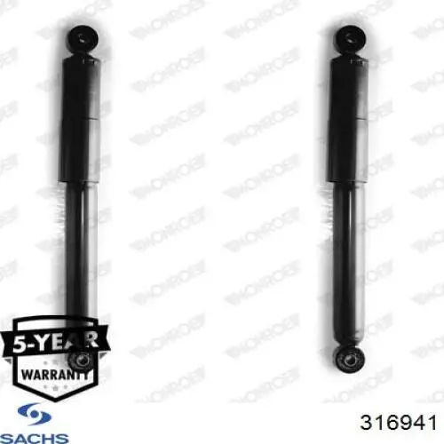 316941 Sachs Amortecedor traseiro