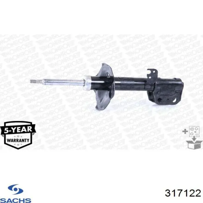 Amortecedor dianteiro direito Sachs 317122 preço, a partir de 73,12 USD