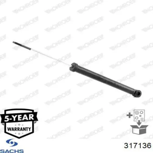 Amortecedor traseiro Sachs 317136 preço, a partir de 61,89 USD