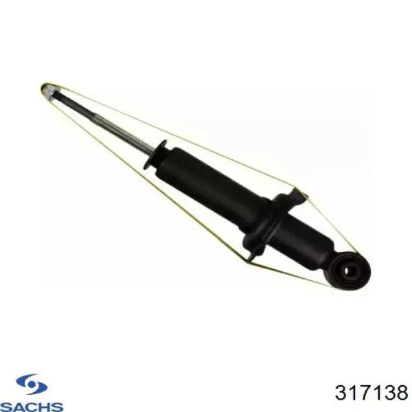 317138 Sachs Amortecedor traseiro