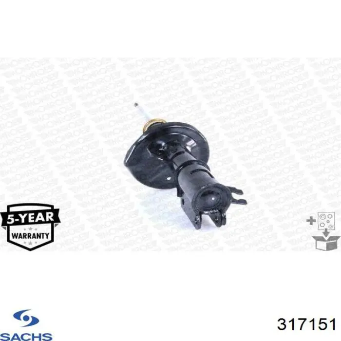 Amortecedor dianteiro esquerdo Sachs 317151 preço, a partir de 65,66 USD