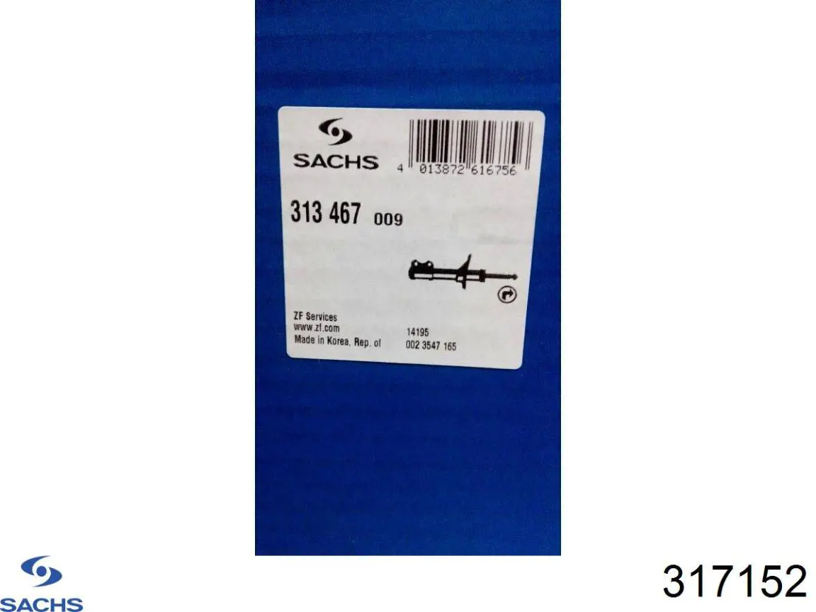Compre 317152 Sachs Amortecedor dianteiro direito