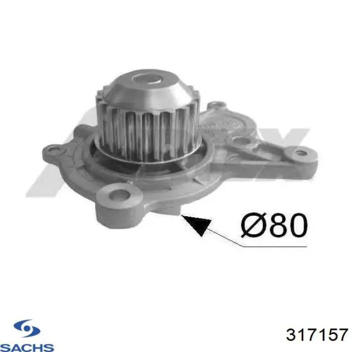 Compre 317157 Sachs Amortecedor dianteiro esquerdo