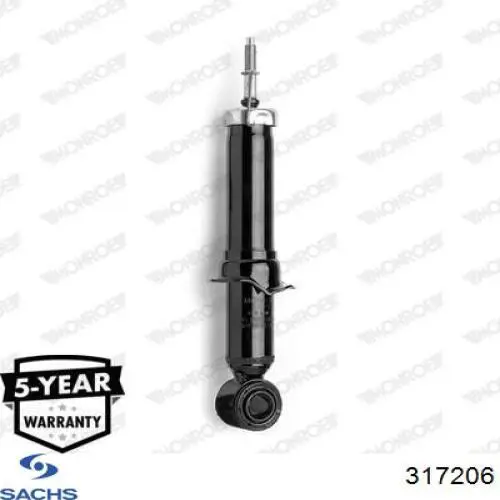 Amortecedor traseiro direito Sachs 317206 preço, a partir de 74,12 USD
