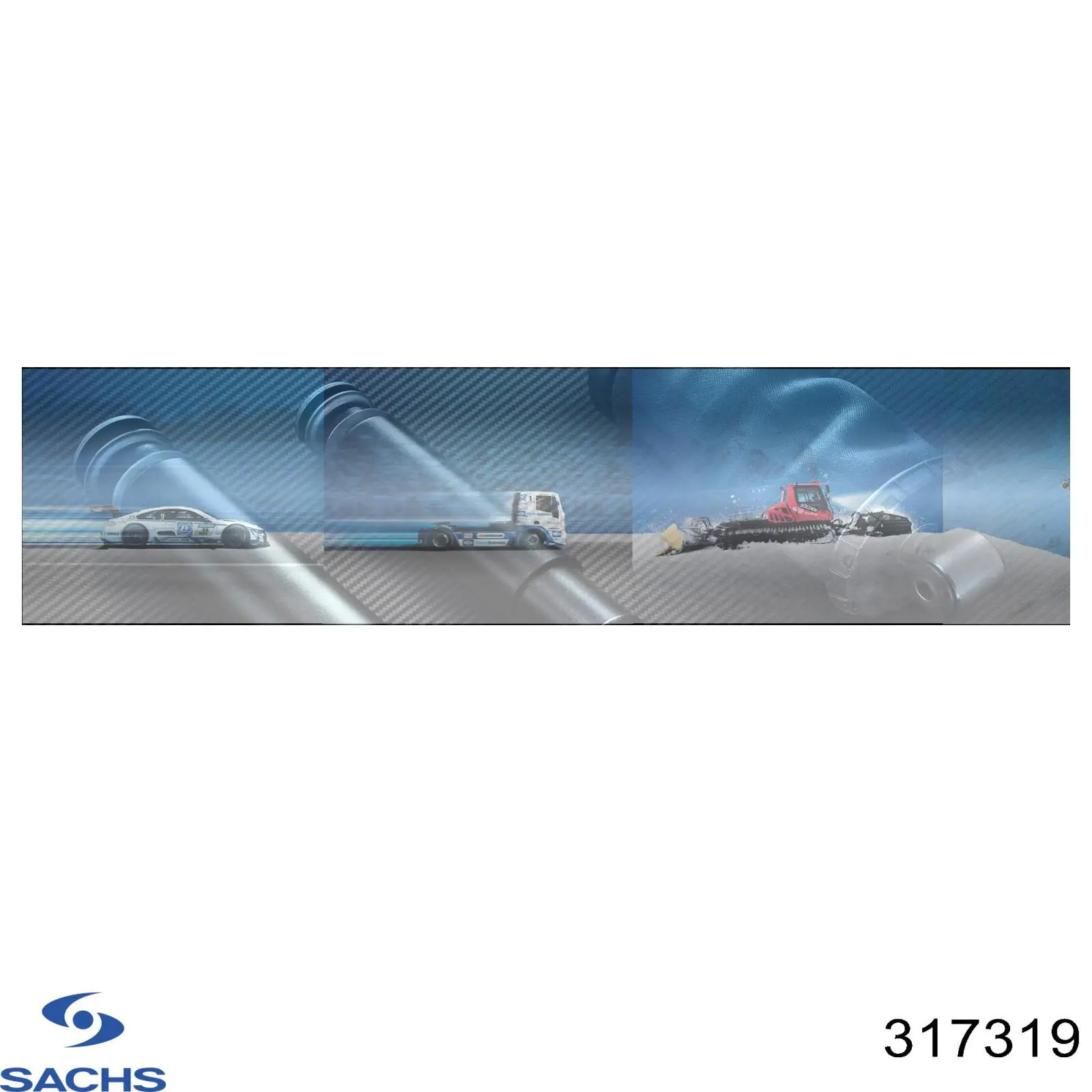 317319 Sachs Amortecedor traseiro