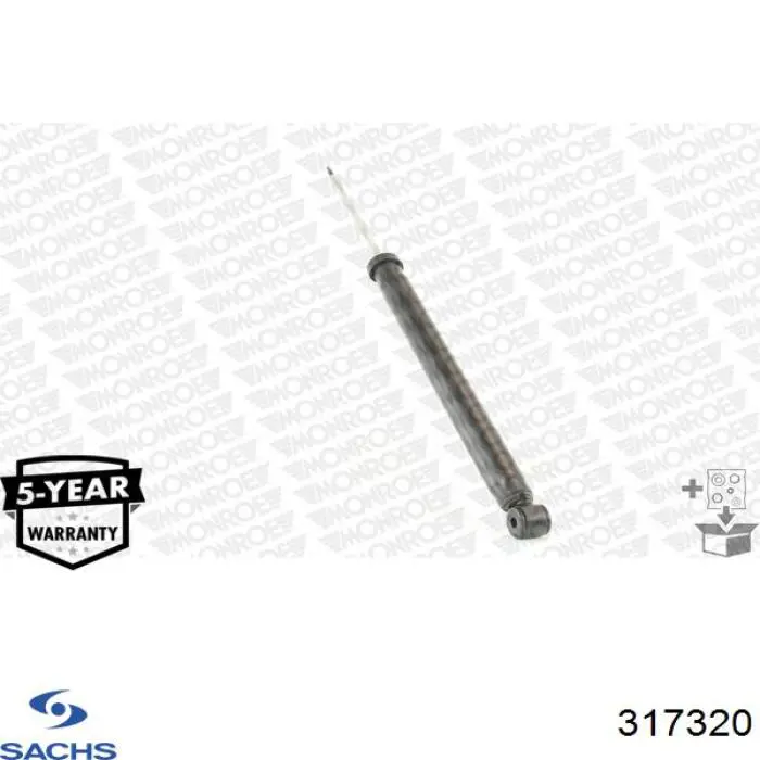 Amortecedor traseiro Sachs 317320 preço, a partir de 72,13 USD