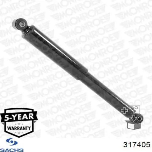 Amortecedor traseiro Sachs 317405 preço, a partir de 59,20 USD