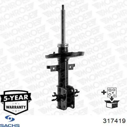 317419 Sachs Amortecedor dianteiro
