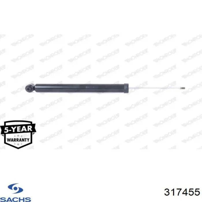 317455 Sachs Amortecedor traseiro