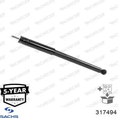 Amortecedor traseiro Sachs 317494 preço, a partir de 151,10 USD