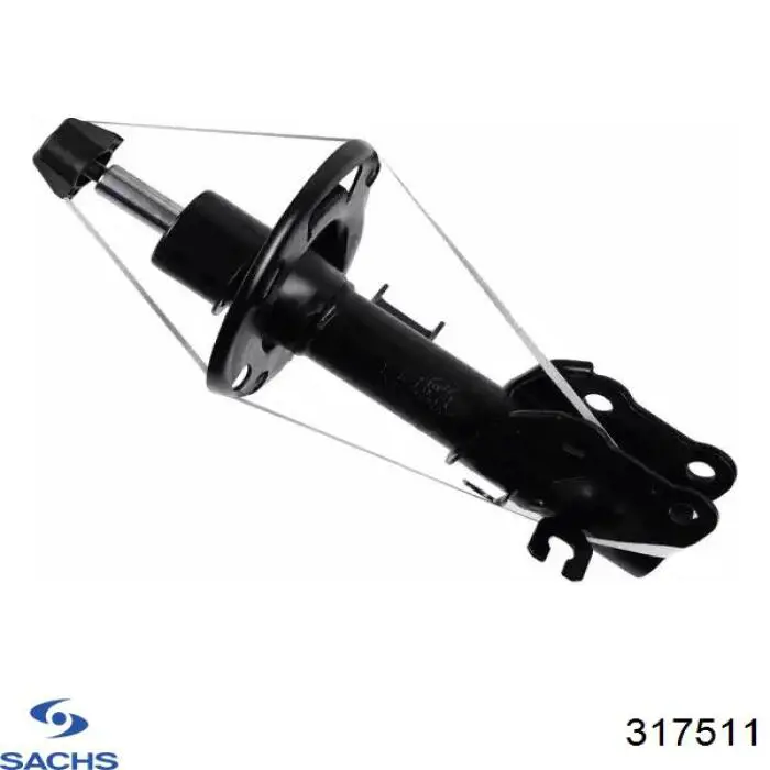 317511 Sachs Amortecedor dianteiro esquerdo