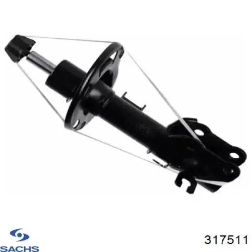 Amortecedor dianteiro esquerdo Sachs 317511 preço, a partir de 107,45 USD