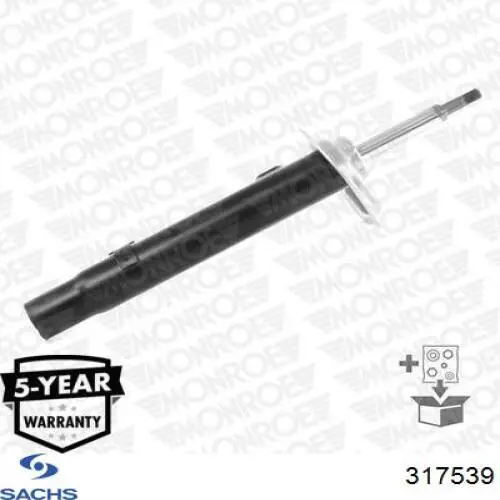 317539 Sachs Amortecedor dianteiro esquerdo