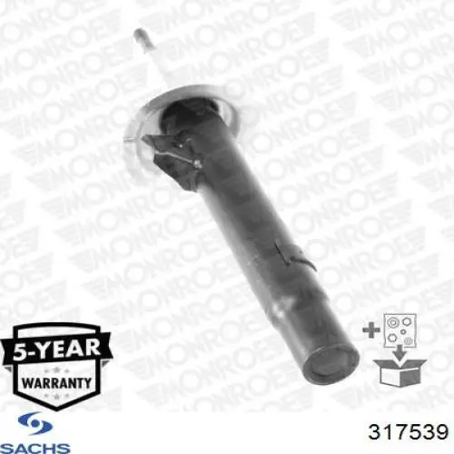 Amortecedor dianteiro esquerdo Sachs 317539 preço, a partir de 120,88 USD