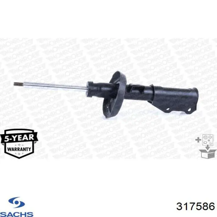 Amortecedor dianteiro esquerdo 23448003 General Motors