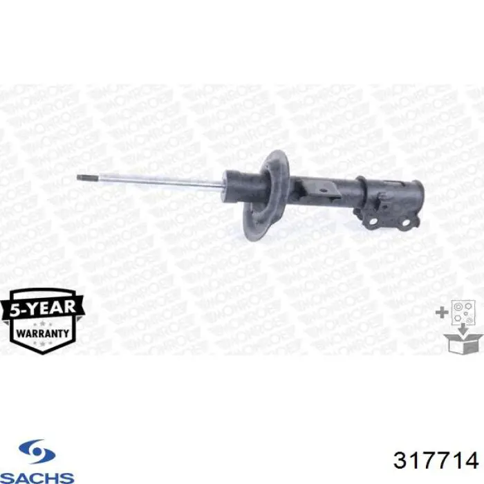 317714 Sachs Amortecedor dianteiro esquerdo