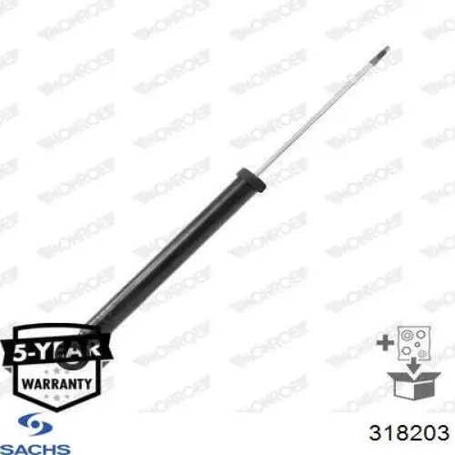Amortecedor traseiro Sachs 318203 preço, a partir de 57,07 USD