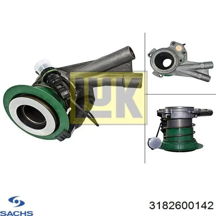 Cilindro de trabalho de embraiagem montado com rolamento de desengate Sachs 3182600142 preço, a partir de 295,55 USD
