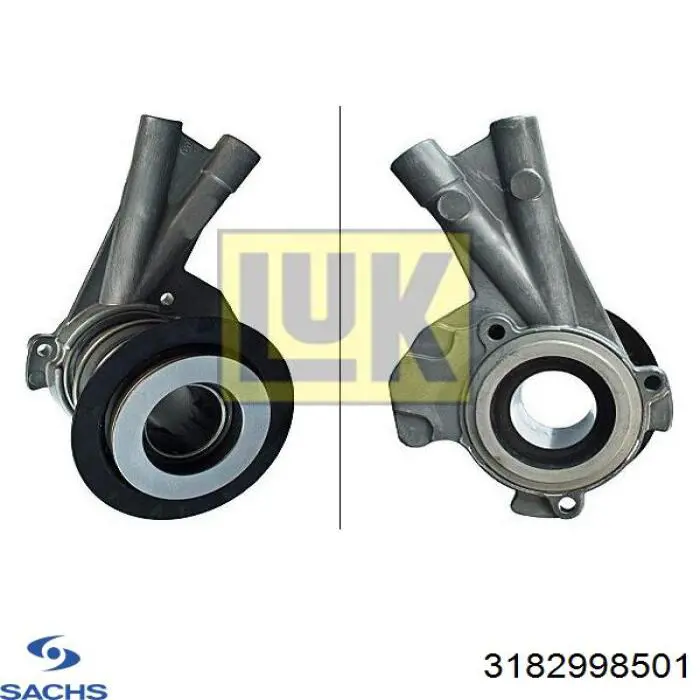 Cilindro de trabalho de embraiagem montado com rolamento de desengate Sachs 3182998501 preço, a partir de 179,70 USD