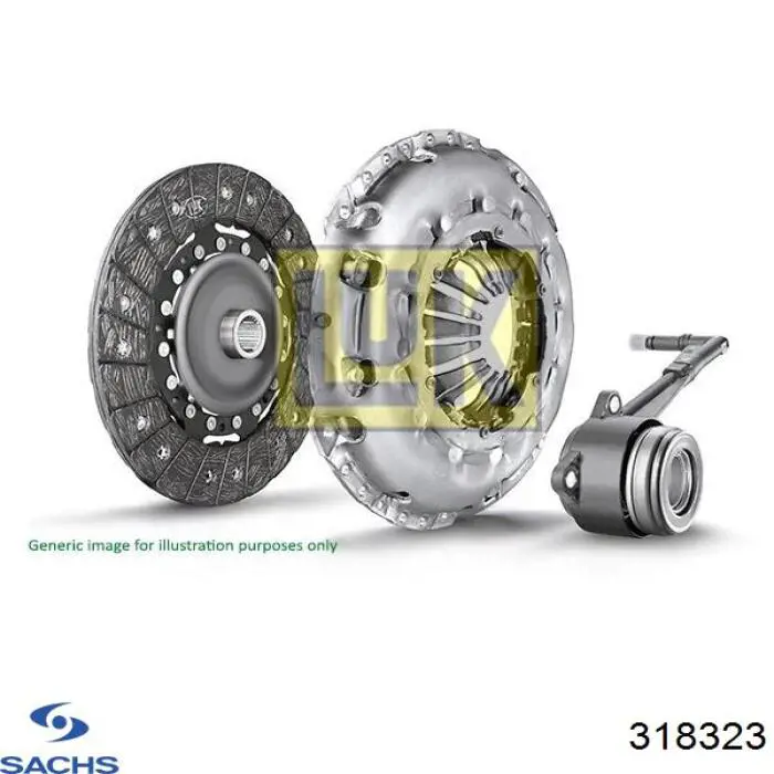 318323 Sachs Amortecedor traseiro