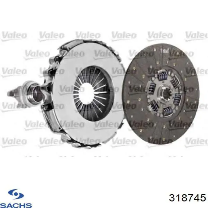 318745 Sachs Amortecedor dianteiro esquerdo