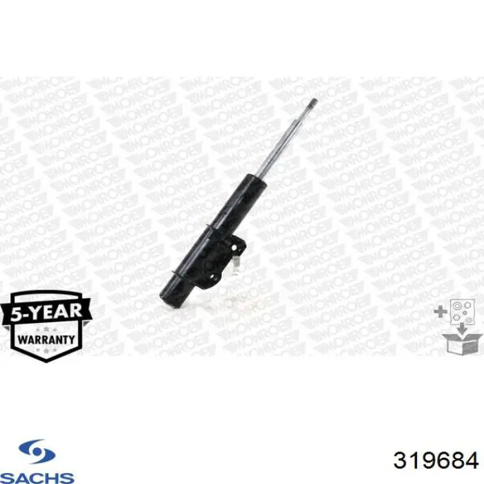 Amortecedor dianteiro Sachs 319684 preço, a partir de 87,26 USD