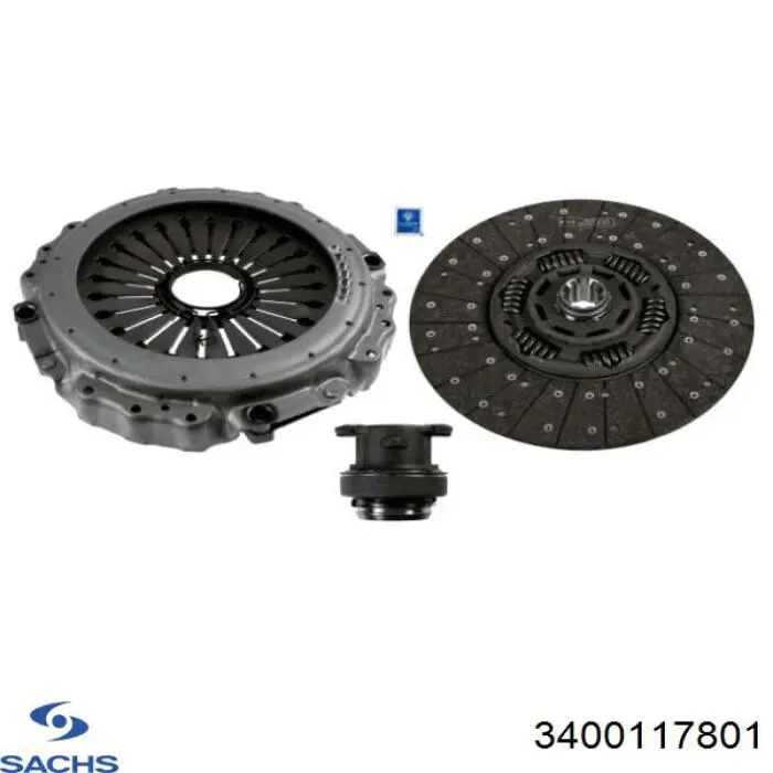 Kit de embraiagem (3 peças) Sachs 3400117801 preço, a partir de 663,36 USD