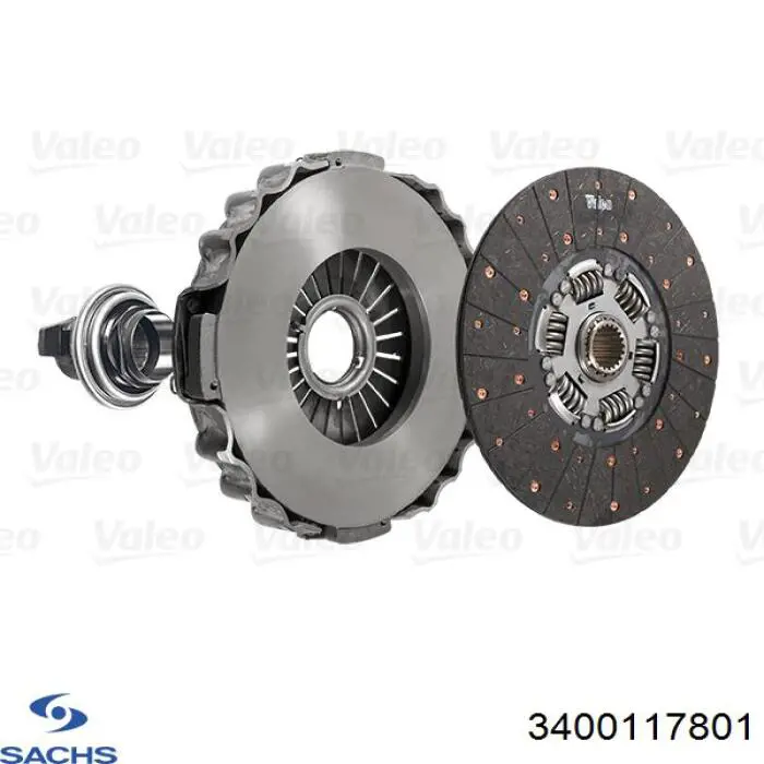 Compre 3400117801 Sachs Kit de embraiagem (3 peças)