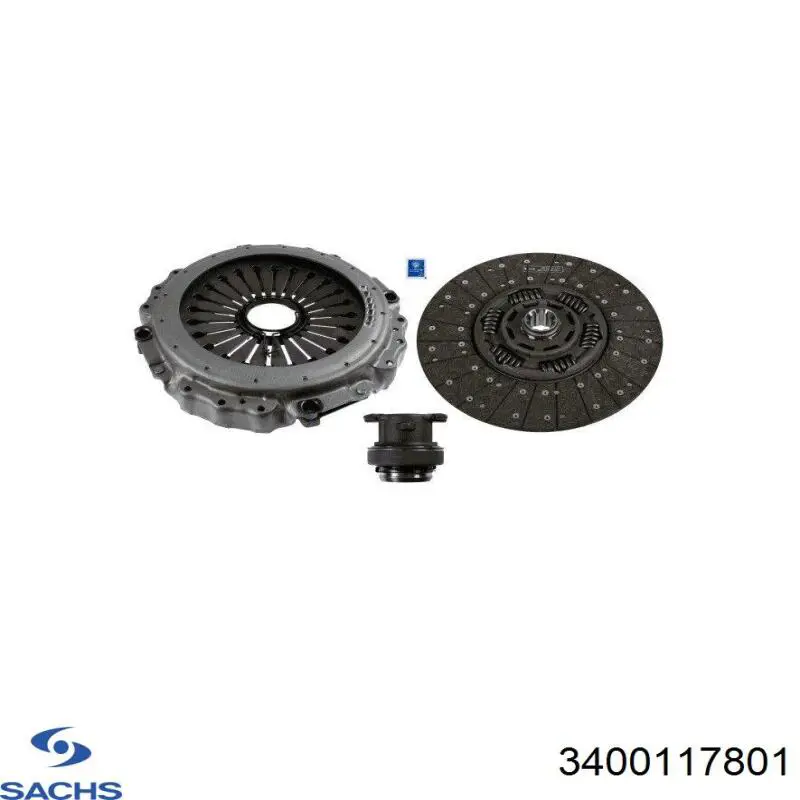 Compre 3400117801 Sachs Kit de embraiagem (3 peças)