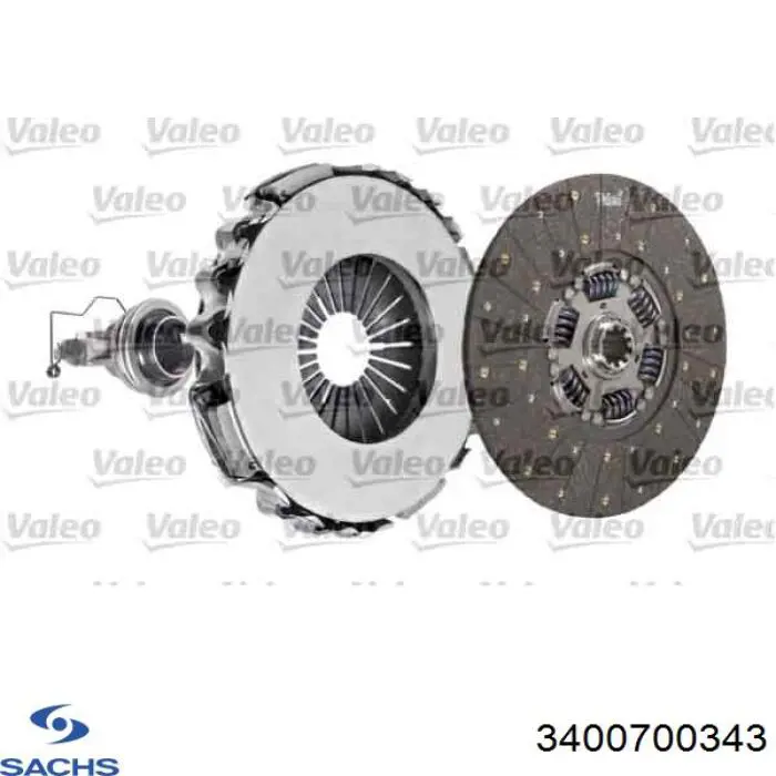 Compre 3400700343 Sachs Kit de embraiagem (3 peças)