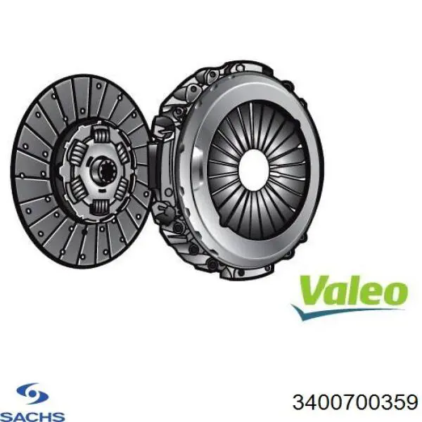 3400700359 Sachs Kit de embraiagem (3 peças)