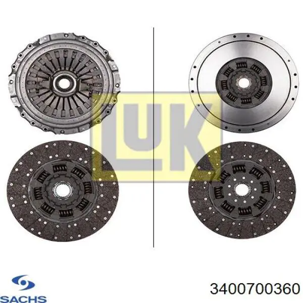 Kit de embraiagem (3 peças) Volvo 85000773