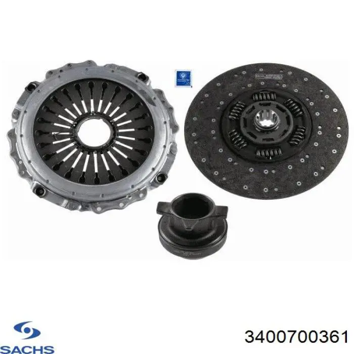 3400700361 Sachs Kit de embraiagem (3 peças)