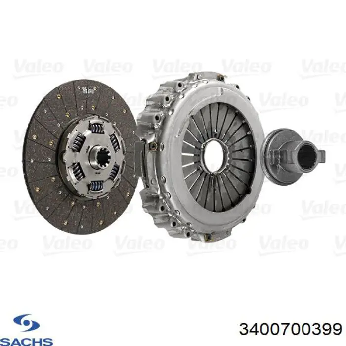 Compre 3400700399 Sachs Kit de embraiagem (3 peças)