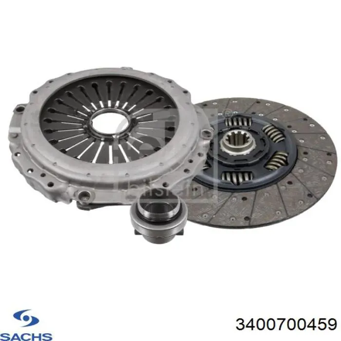 3400700459 Sachs Kit de embraiagem (3 peças)